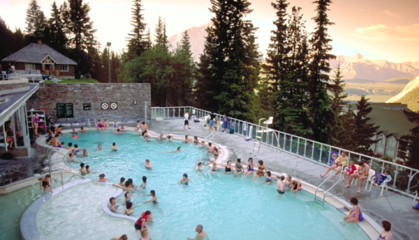 Termalni izvori - Banff Upper Hot Springs, Kanada