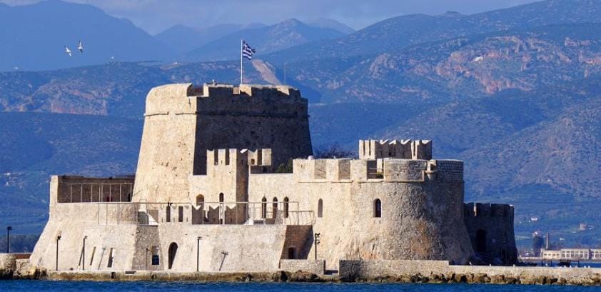 Tvrđava Bourtzi – Nafplion u Grčkoj