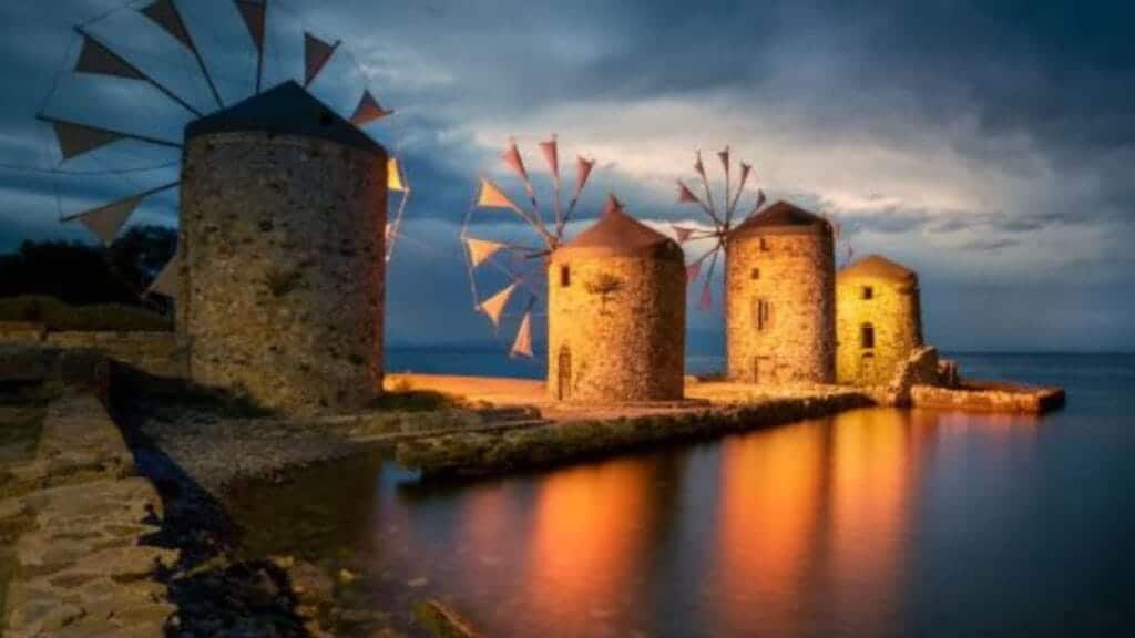 Ostrvo Hios u istočnom Egeju, nadomak turske obale