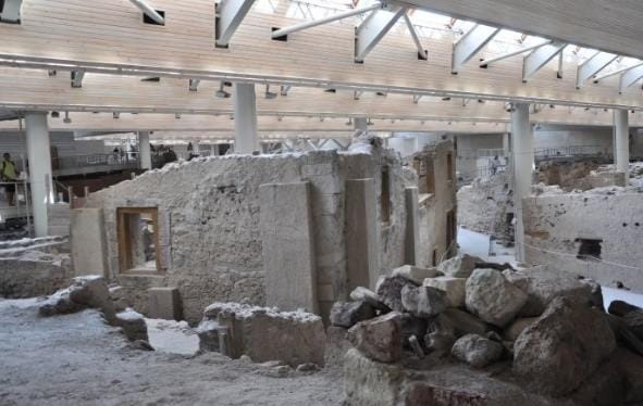 Arheološko nalazište Akrotiri na Santoriniju