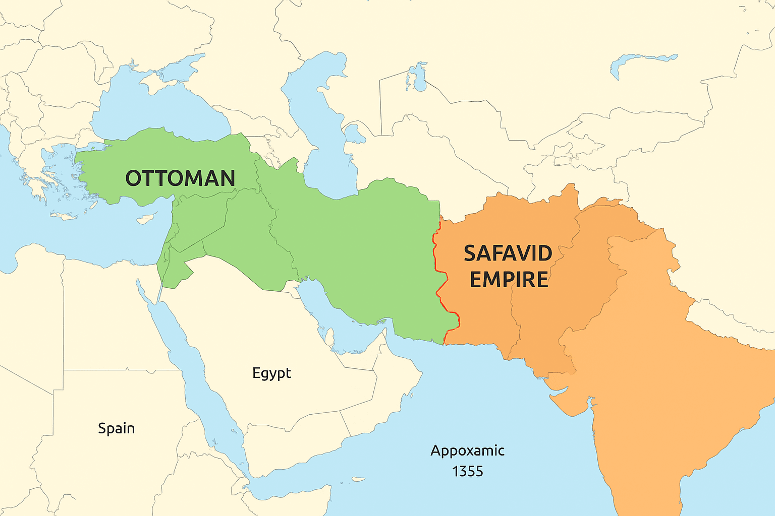 Zemlje-koje-su-pripadale-Persijskom-Safavidskom-carstvu
