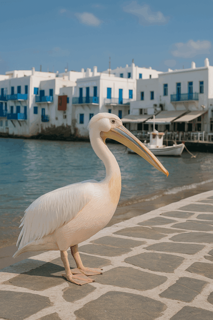 Mikonos – Pelikan Petar ( Petros)