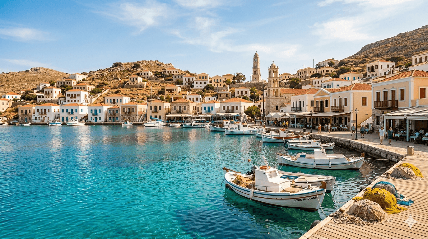 Read more about the article Dragulj Dodekaneza Halki: Tamo gde vreme staje, a tirkiz počinje