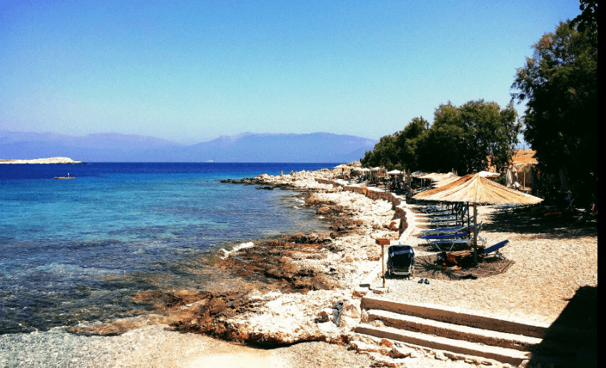 Dragulj Dodekaneza ostrvo Halki - Plaža Ftenagija