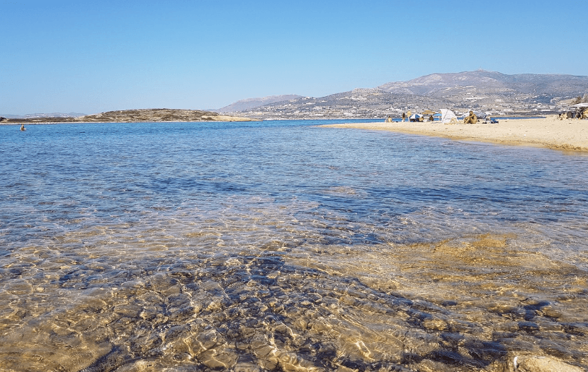 Kamping na plaži Antiparos