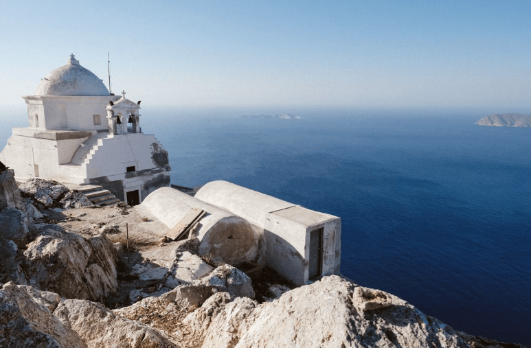 Manastir Kalamiotisa - Ostrvo Anafi, Kikladi