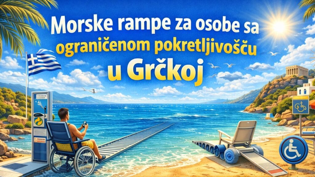 Morske rampe za osobe sa ograničenom pokretljivošću u Grčkoj