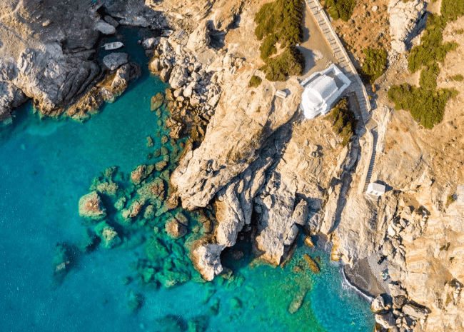 Plaža Agia Ana na ostrvu Amorgos