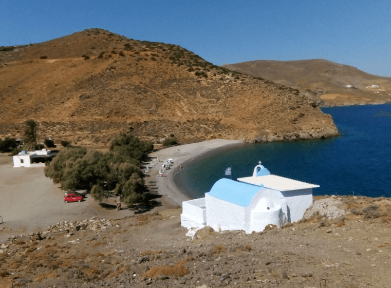 Plaža Agios Konstantinos na ostrvu Astipalea