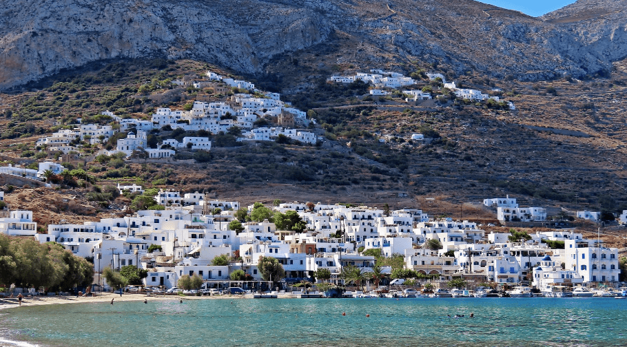 Plaža Egijali na ostrvu Amorgos