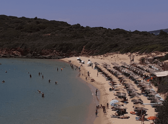 Plaža Hrisi Amos na ostrvu Andros