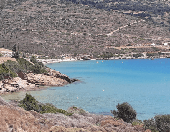 Plaža Kipri na ostrvu Andros
