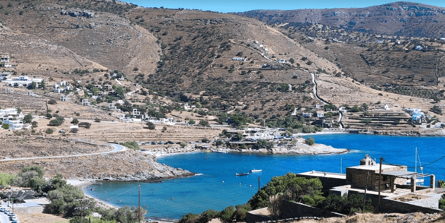 Plaža Koundouros na ostrvu Kea