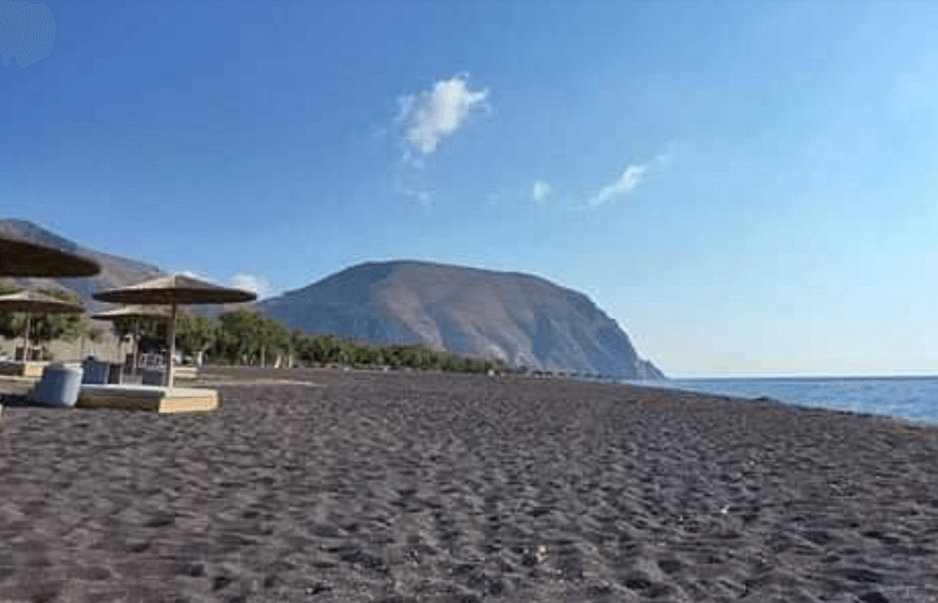 Plaža Perissa – Santorini