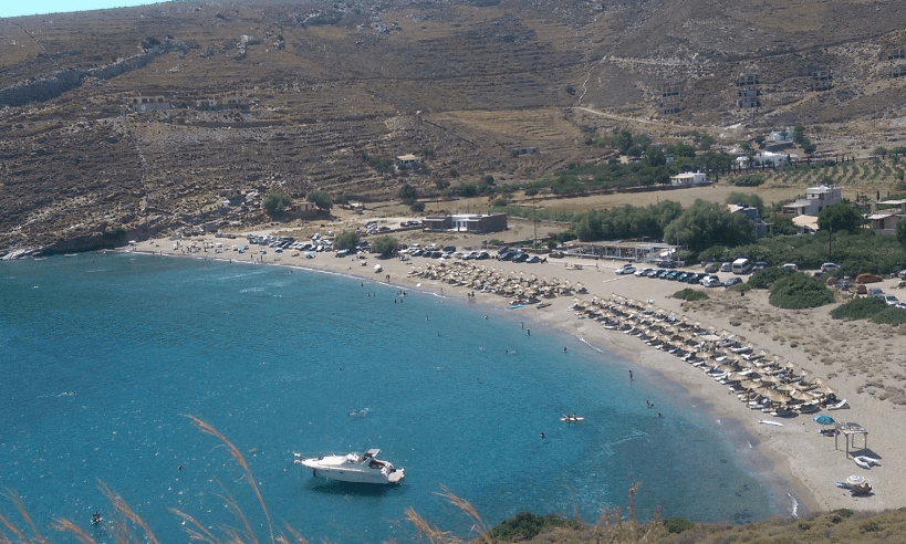 Plaža Pisses na ostrvu Kea
