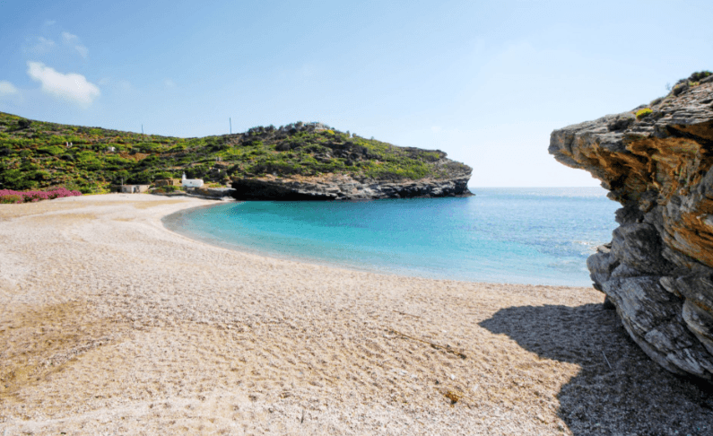 Plaža Vitali na ostrvu Andros