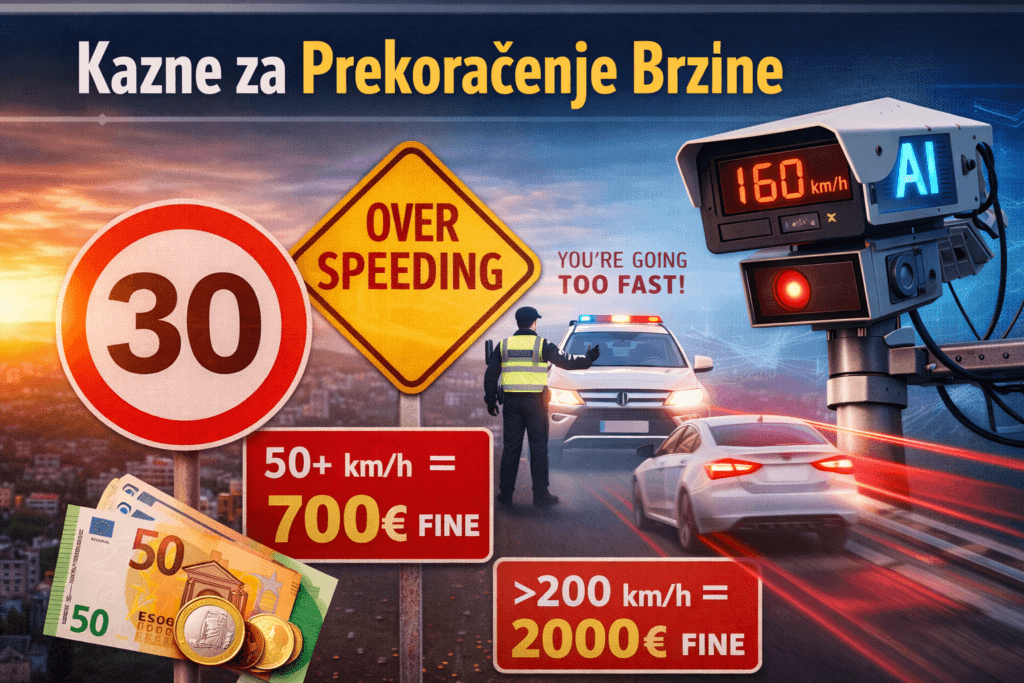 Kazne za prekoračenje brzine