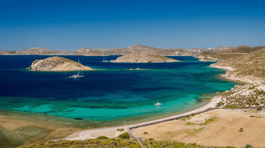 Ostrvo Patmos u Grčkoj - Plaža Panagija Geranu 