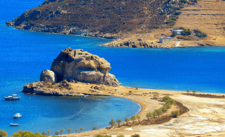 Ostrvo Patmos u Grčkoj - Plaža Petra