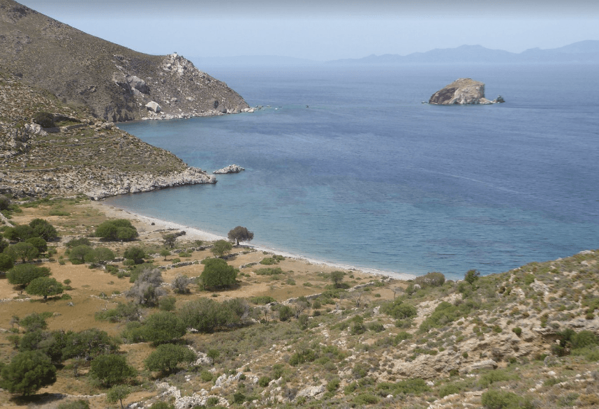 Plaža Letra ostrva Tilos