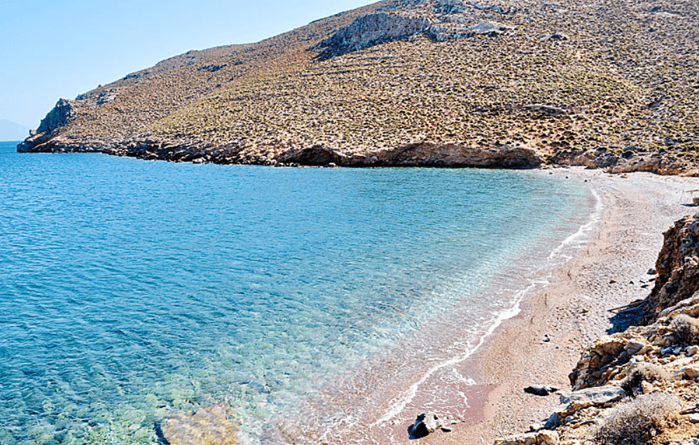 Plaža Skafi ostrva Tilos