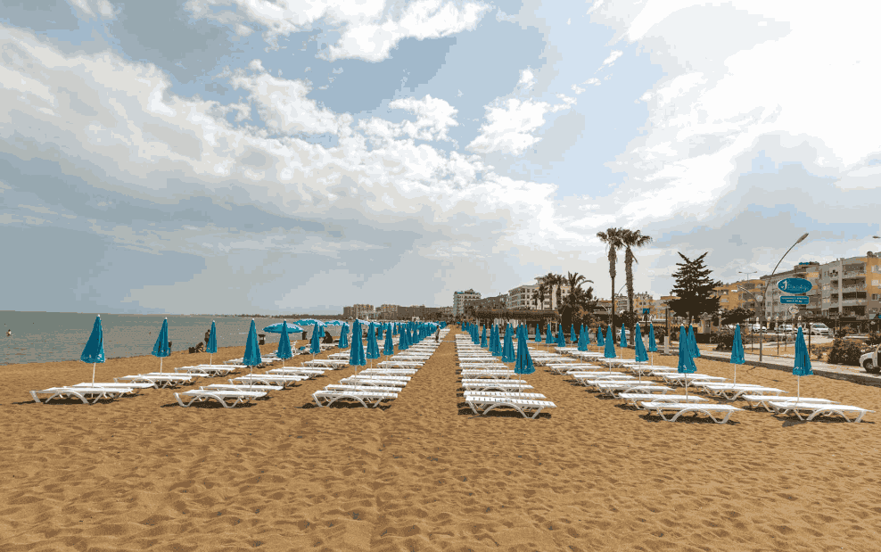 Plaža Susanoglu (Susanoğlu Beach) - Mersin, Turska