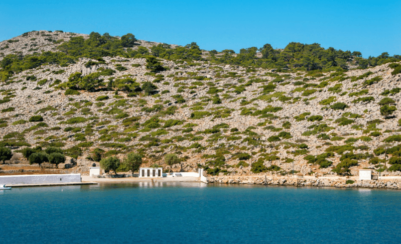 Plaža ostrva Simi - Panormitis