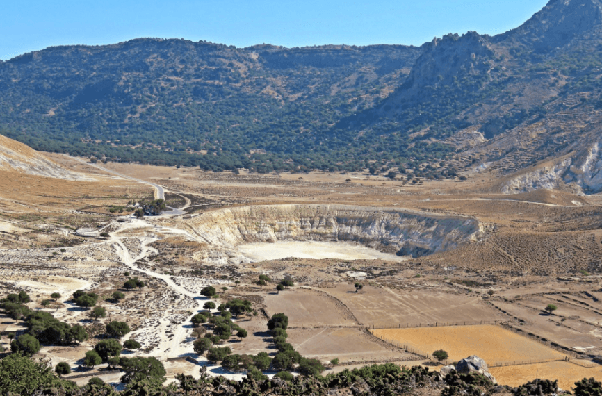 Vulkan Nisirosa - Ostrvo Nisiros u Dodekanezu