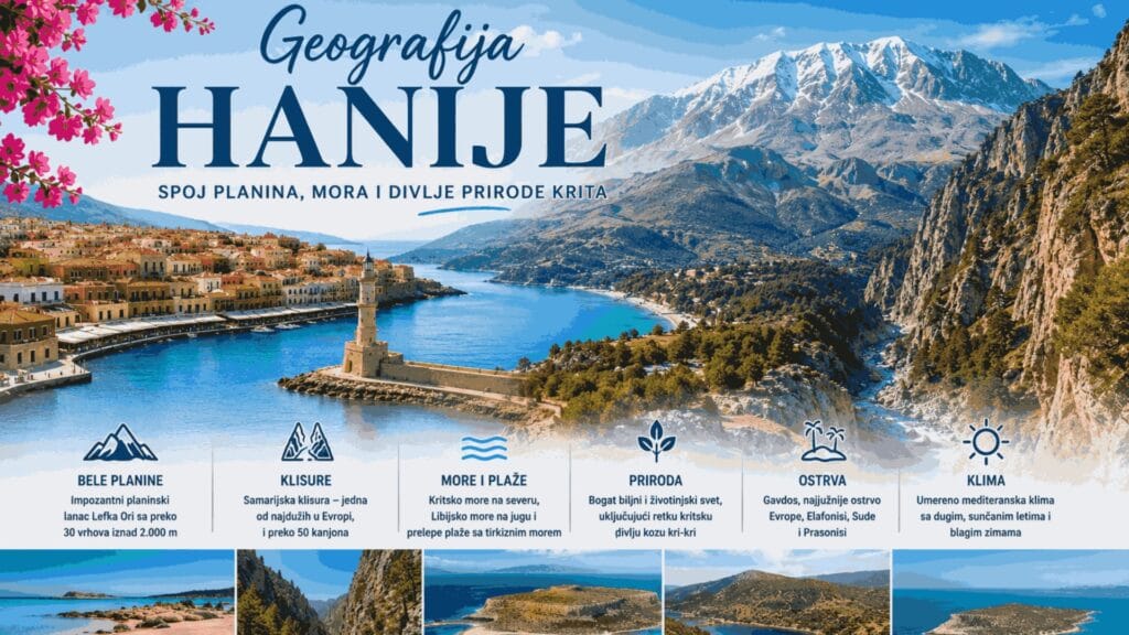 Geografija Hanije – Spoj planina, mora i divlje prirode Krita