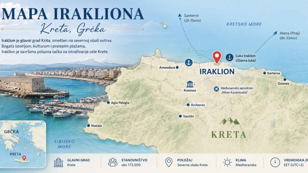 Mapa Irakliona