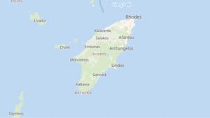 Read more about the article Rodos mapa – Najlepša Mesta, Plaže i Znamenitosti Ostrva