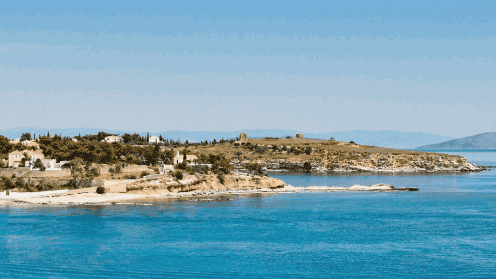 Plaža Agia Marina na ostrvu Spetses