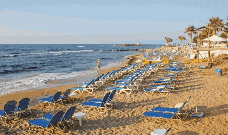 Plaža Herakliona Malija na Kritu