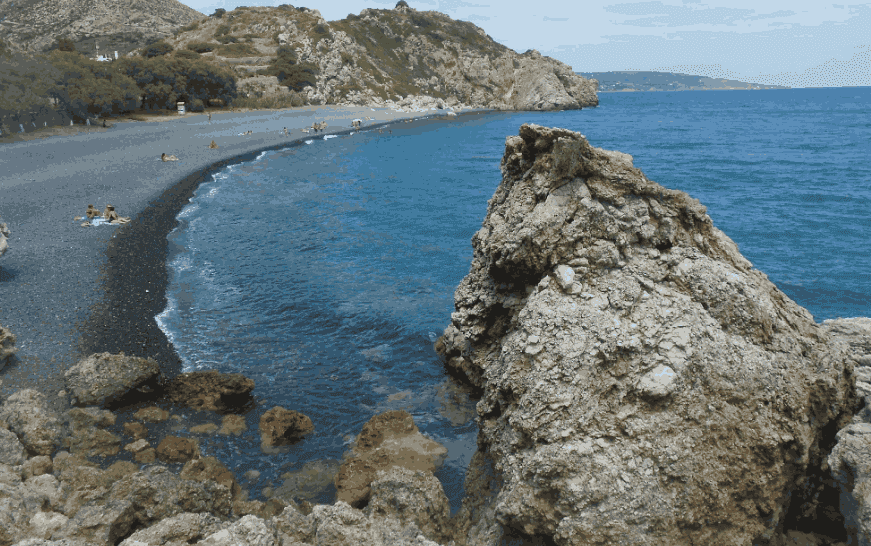 Plaža Hiosa Emporios Mavros Gialos