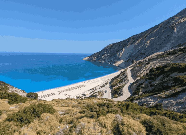 Plaža Kefalonije Mirtos — plaža koja je na naslovnicama s razlogom