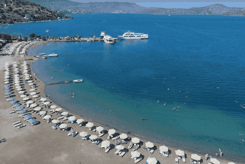 Plaža Lasitija Elunda na Kritu 