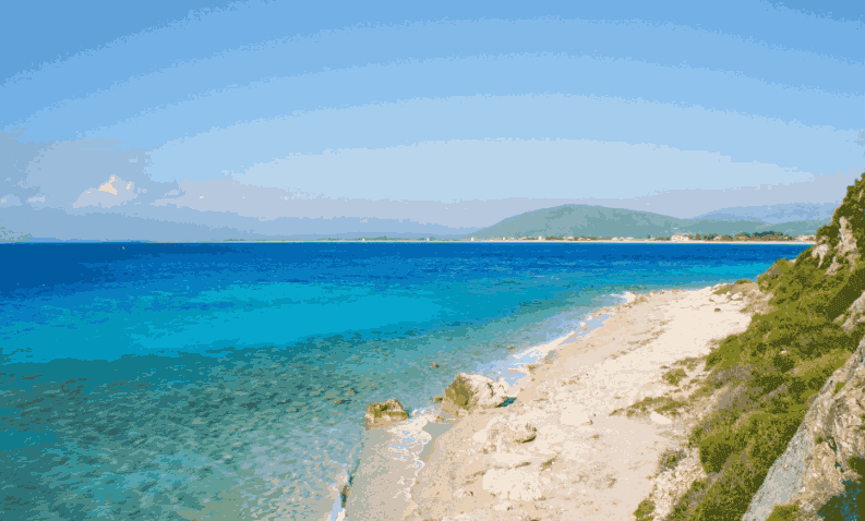 Plaža Lefkade Cukalades — netaknuta obala na zapadu