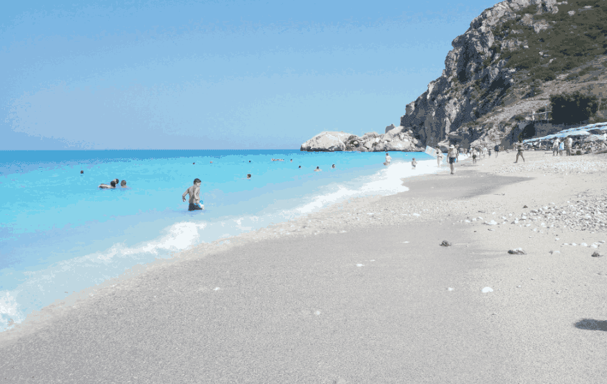 Plaža Lefkade Katizma — bijeli pesak i tandem paraglajding