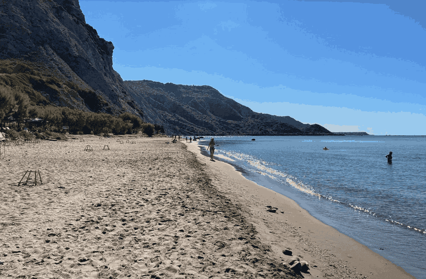 Plaža Zakintosa Dafni — mir i kornjače na jugu