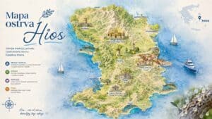 Read more about the article Mapa ostrva Hios