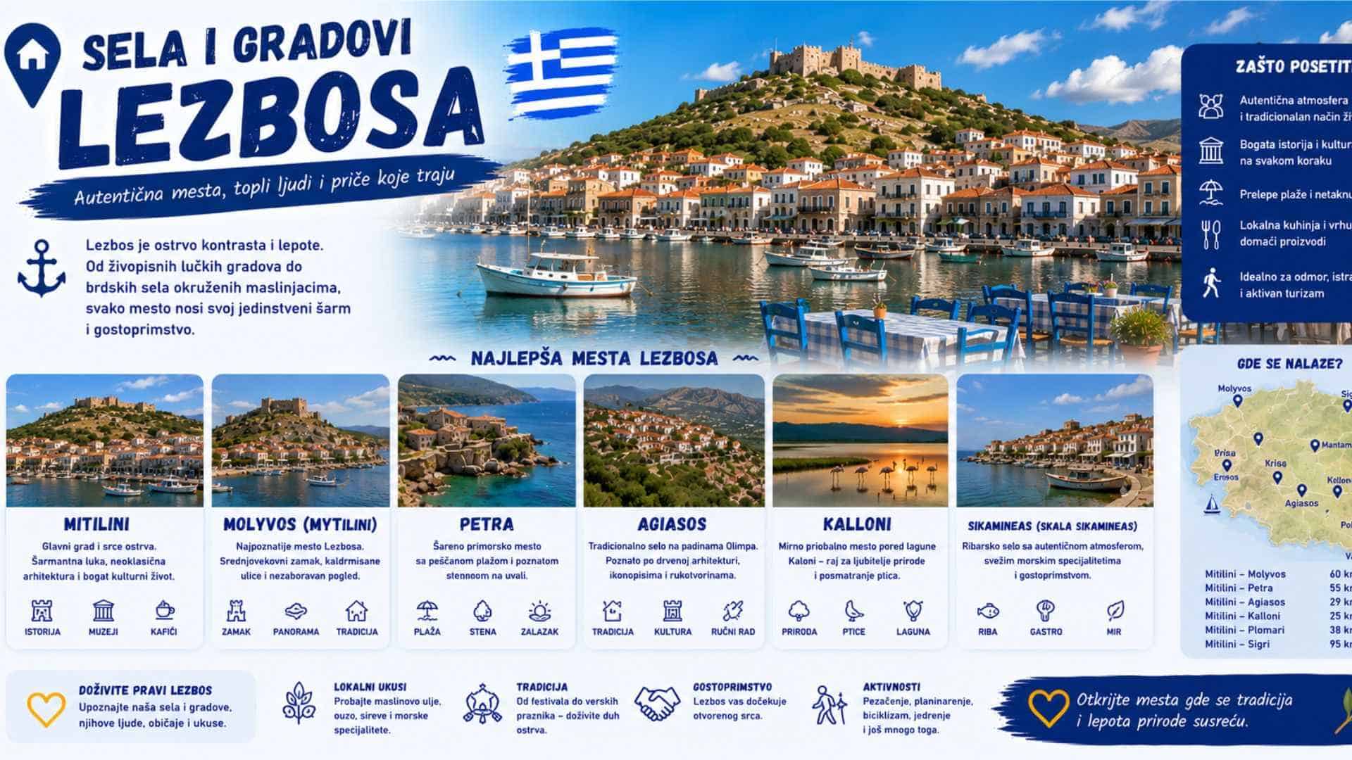 You are currently viewing Sela i gradovi Lezbosa – Mitilena, Molivos, Plomari i druga mesta