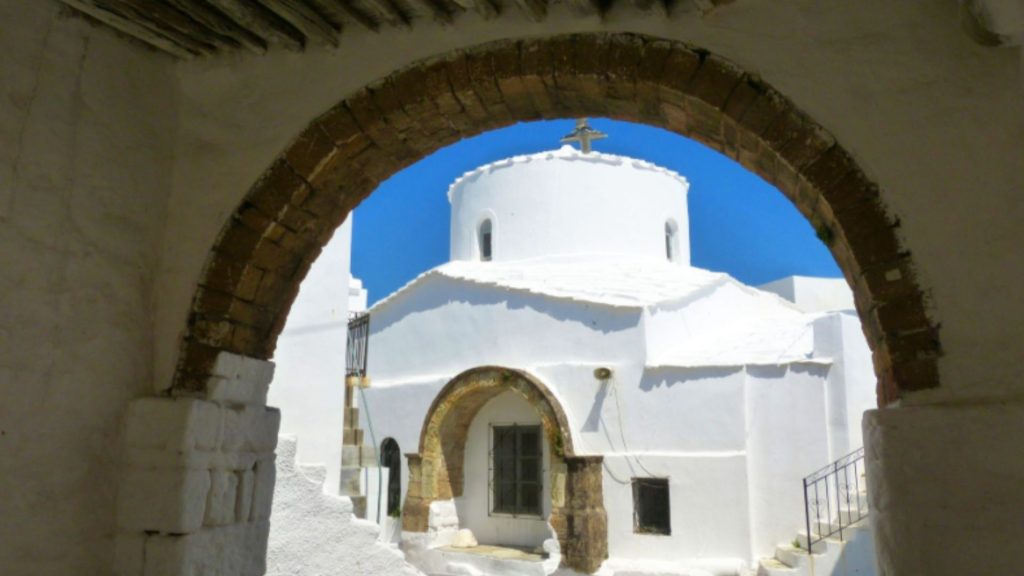 Grad Skiros (Hora) – zamak, manastir Svetog Georgija