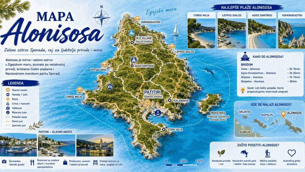 Mapa Alonisosa