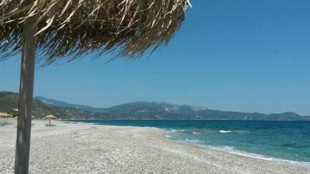 Plaža Murteri na ostrvu Evija