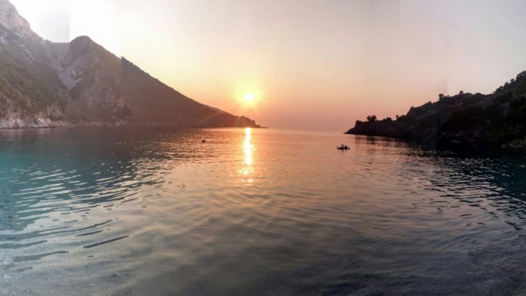 Plaža Tapsa na ostrvu Evija