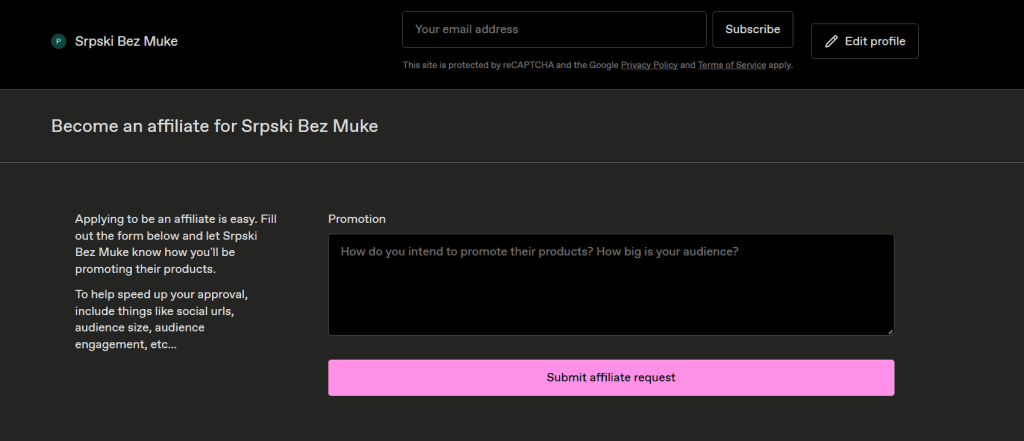 Postani SrpskiBezMuke affiliate partner