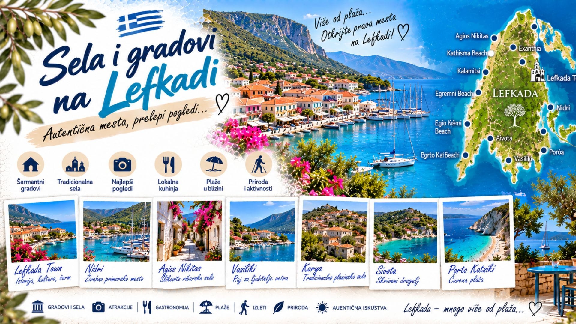 You are currently viewing Sela i gradovi na Lefkadi – Grad Lefkada, Nidri, Vasiliki i druga