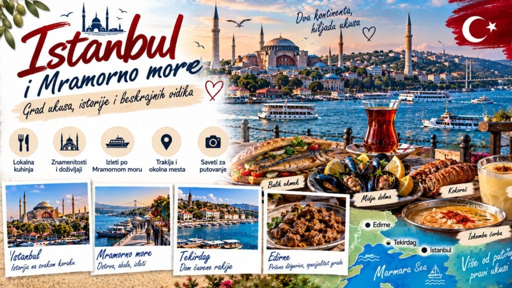 Turska kuhinja -Istanbul i Mramorno more