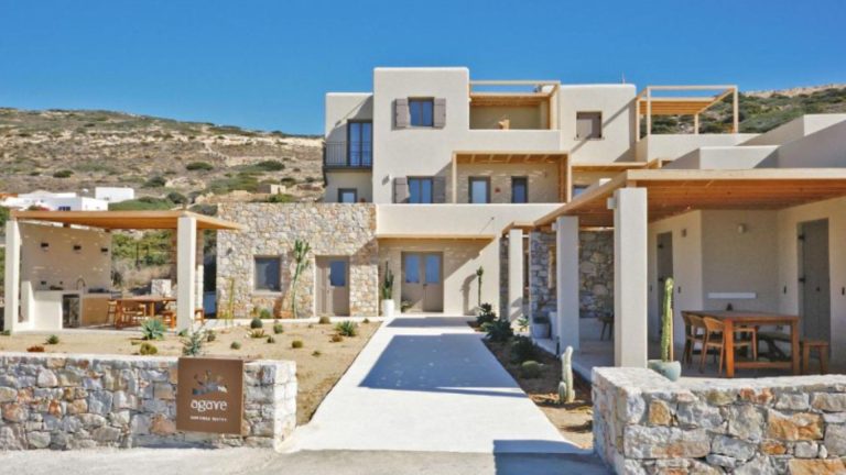 Agave Donousa Suites sa pogledom na more u Stavrosu