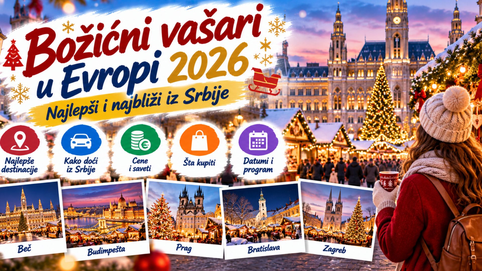 Тренутно гледате Božićni vašari u Evropi 2026 – najlepši i najbliži iz Srbije